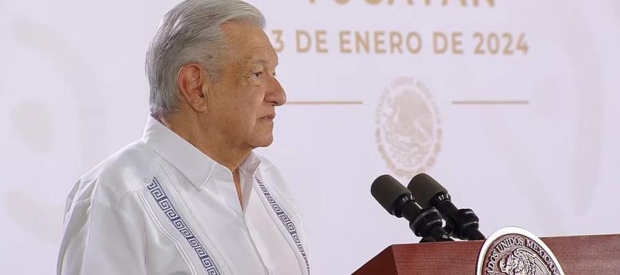 Yucatán es ejemplo nacional de seguridad: AMLO