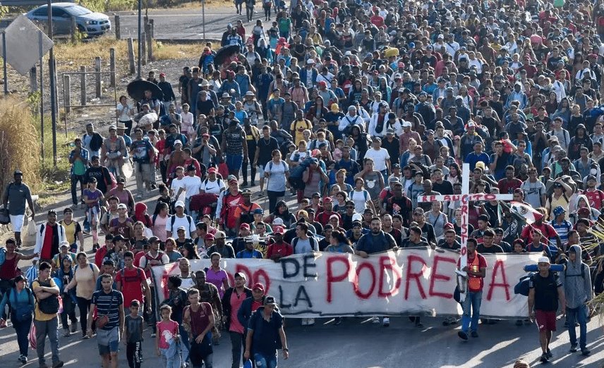 Se disuelve caravana de migrantes en Chiapas 