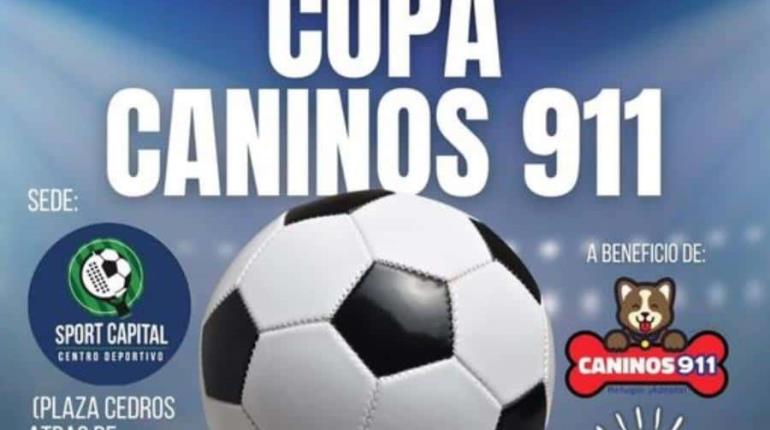 Caninos 911 organiza torneo de fut 7 en apoyo a la fundación