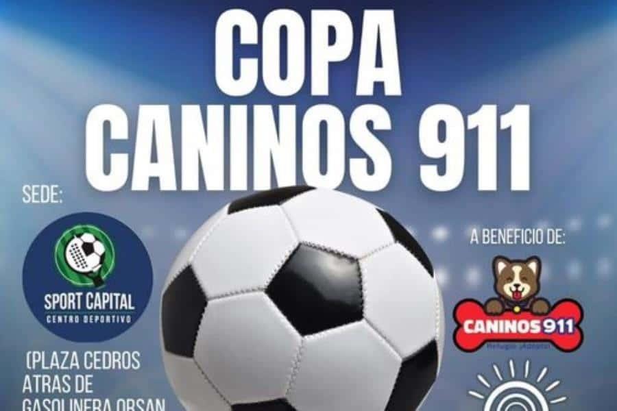 Caninos 911 organiza torneo de fut 7 en apoyo a la fundación