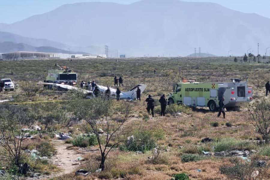 Mueren 4 personas tras caída de avioneta en Ramos Arizpe, Coahuila