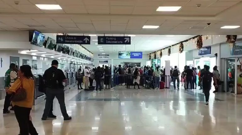 Falla global en Microsoft atrasó sólo 5 vuelos en Aeropuerto Internacional de Villahermosa