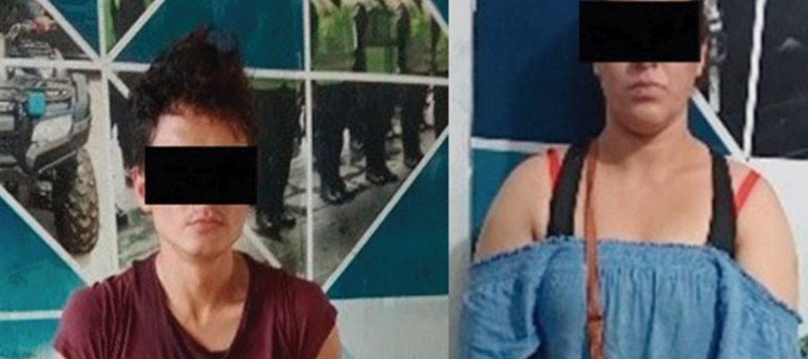 Detienen a tres por robo a negocio y de vehículos, en Centro