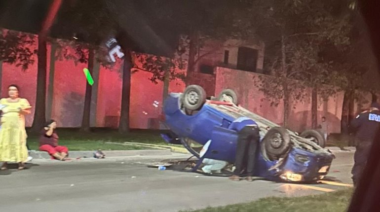 Ganado suelto provoca accidente automovilístico en avenida Bicentenario