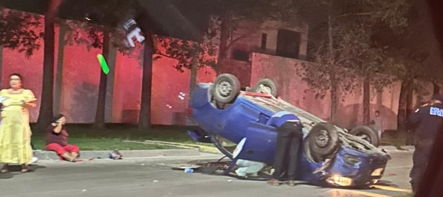 Ganado suelto provoca accidente automovilístico en avenida Bicentenario