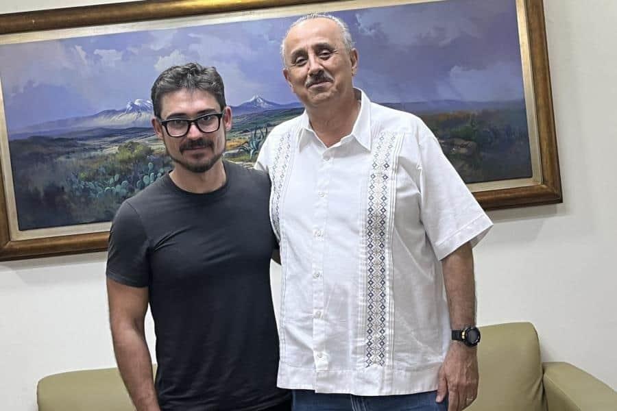 Román Meyer y Merino afinan detalles para la entrega del Malecón de Villahermosa