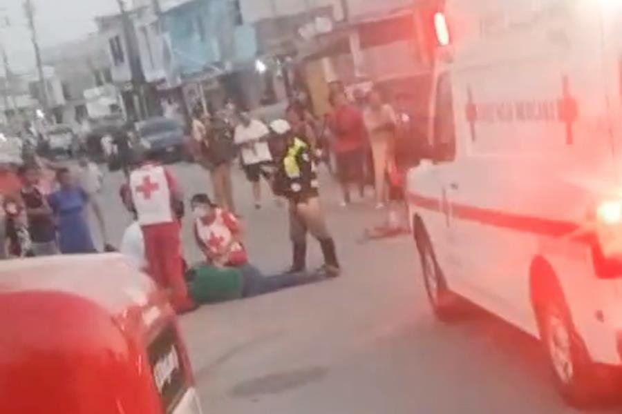 Motociclista choca contra vehículo en Gaviotas; resultó lesionado