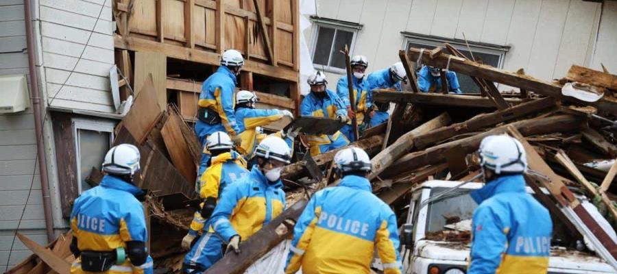 La cifra de muertos por terremoto en Japón sigue creciendo, ya van 180 víctimas