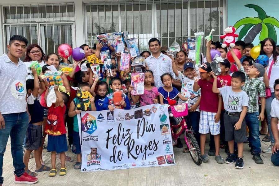 Niños de comunidades apartadas de 8 municipios reciben regalos de Reyes Magos