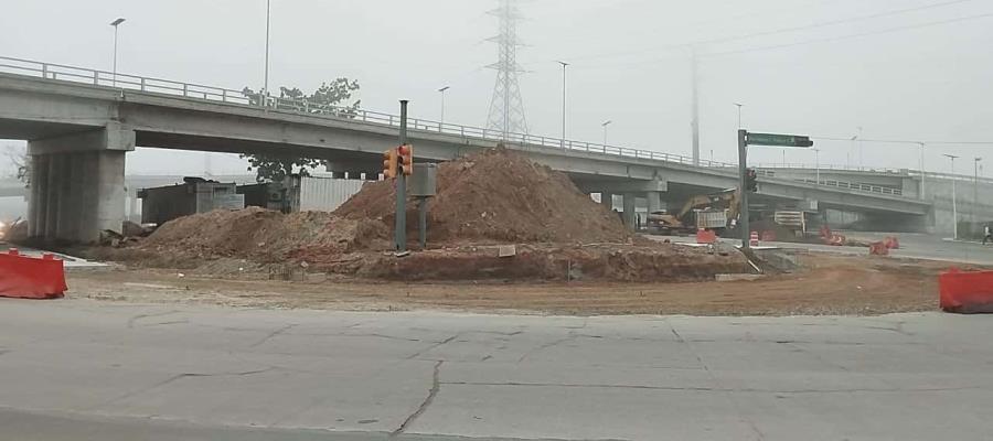 Avanzan trabajos para instalación del reloj floral en Guayabal