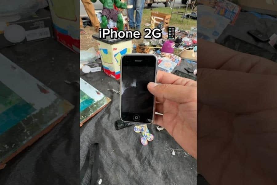 Creador de contenido compra Iphone por 20 pesos en tianguis y lo deja como nuevo