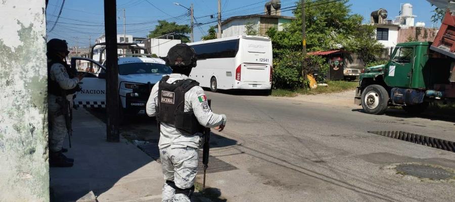 Fuerzas federales realizan cateos en Nacajuca y Centro