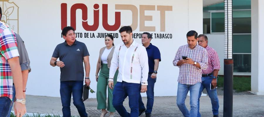 Nuevo titular del Injudet supervisa instalaciones de Ciudad Deportiva