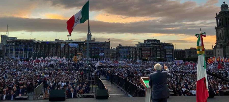 AMLO vulneró ley electoral en mitin del 1 de julio en el Zócalo sentencia TEPJF