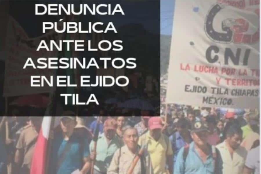 A horas de celebración del Señor de Tila, asesinan a líder del consejo de vigilancia ejidal del municipio de Chiapas