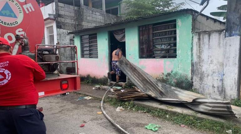 Se incendia vivienda en Asunción Castellanos