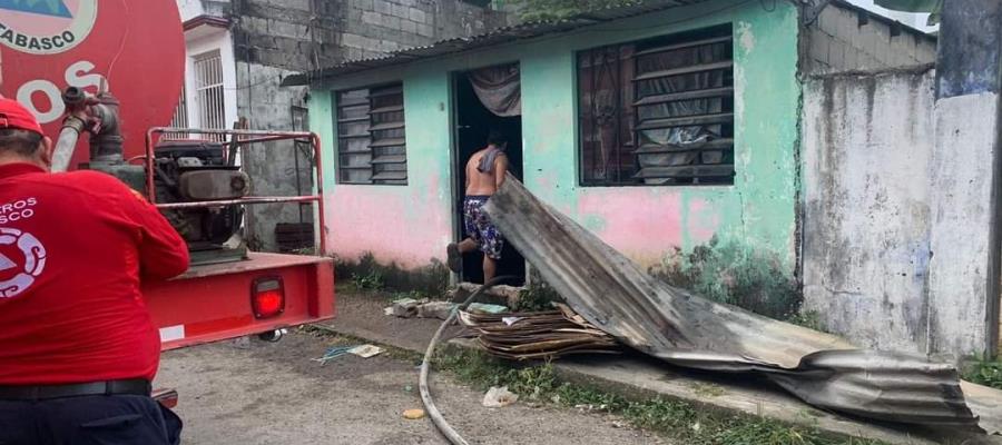 Se incendia vivienda en Asunción Castellanos