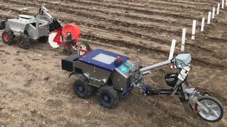 Emplea SADER robots "a todo terreno" para automatizar los procesos de siembra