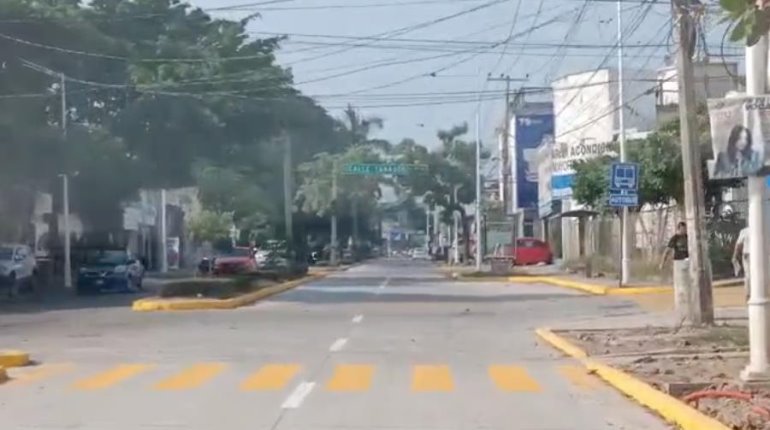 Reabren circulación en tramo de Méndez a Ruiz Cortines en Usumacinta