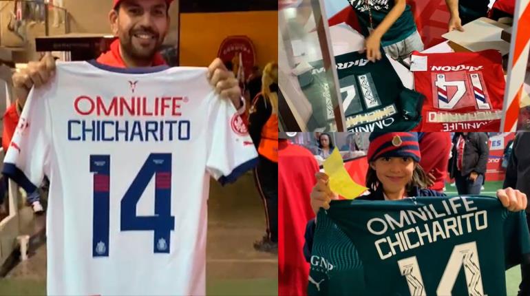 Abarrotan tienda de Chivas para comprar playera del ´Chicharito´ a pesar de no ser oficial