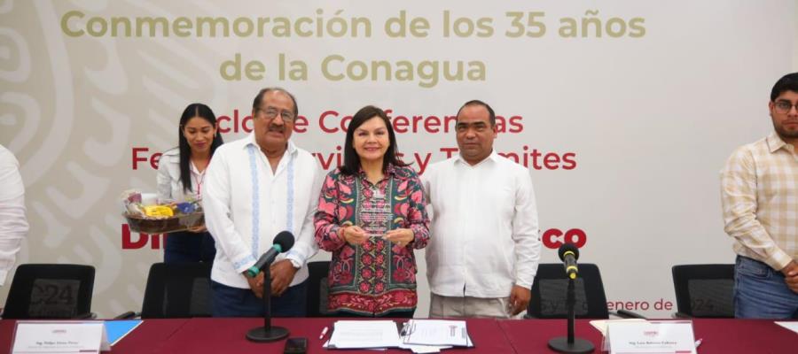 Destaca Yolanda Osuna participación de Conagua en construcción del Acueducto Usumacinta