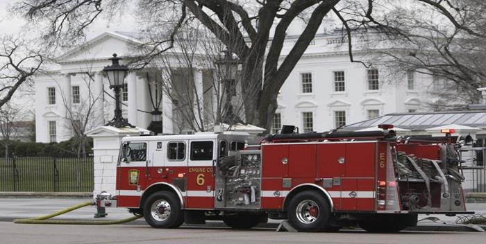 Reportan falso incendio en la Casa Blanca