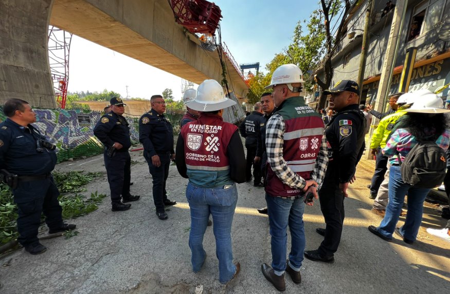 Arremete oposición contra Morena por caída de estructura del Tren Interurbano