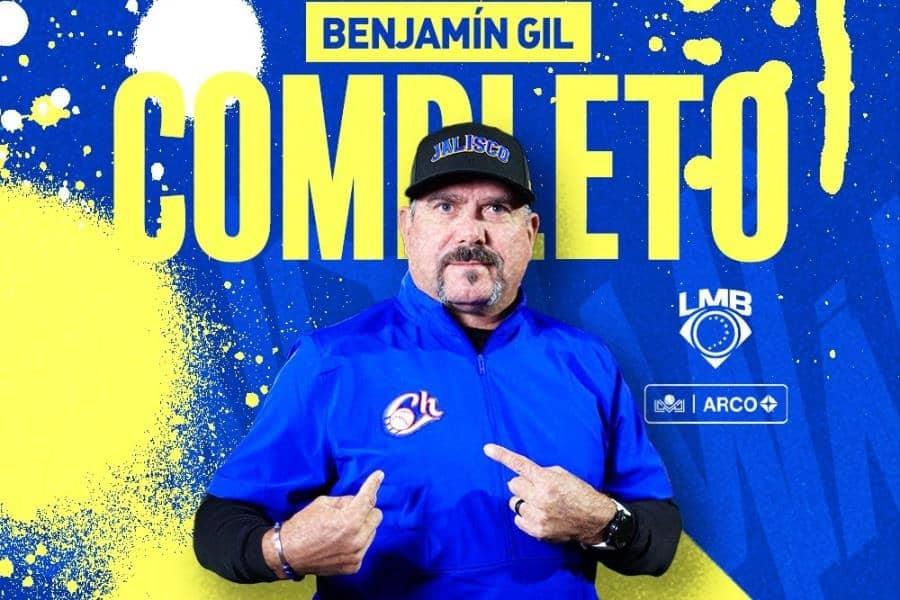 Charros de Jalisco confirma a Benjamín Gil como manager para la LMB