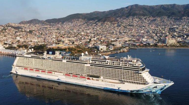 Llega a Acapulco el ´Norwegian Bliss´, primer crucero del 2024