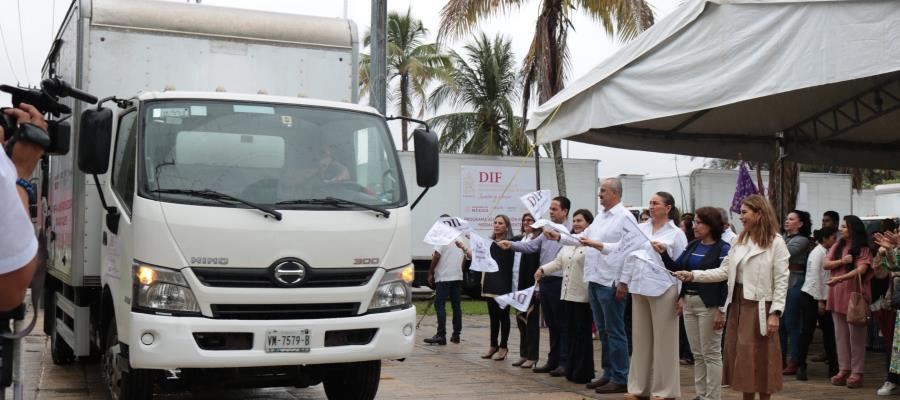 Dan banderazo al programa de alimentación escolar en beneficio de 130 mil alumnos en Tabasco