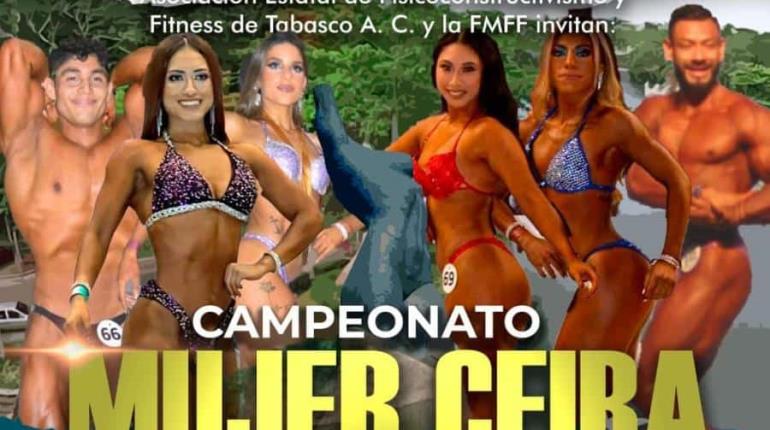 Todo listo para el Campeonato Mujer Ceiba de Fisicoconstructivismo este sábado