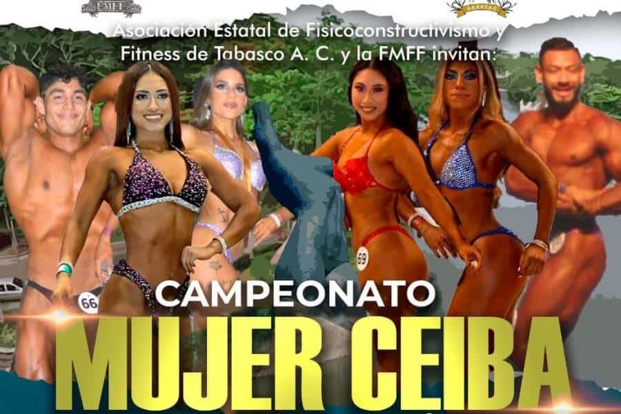 Todo listo para el Campeonato Mujer Ceiba de Fisicoconstructivismo este sábado