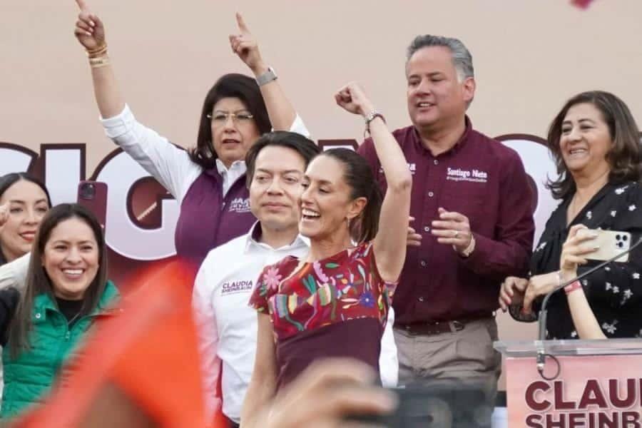 "Ganamos la precampaña", presume Sheinbaum en cierre