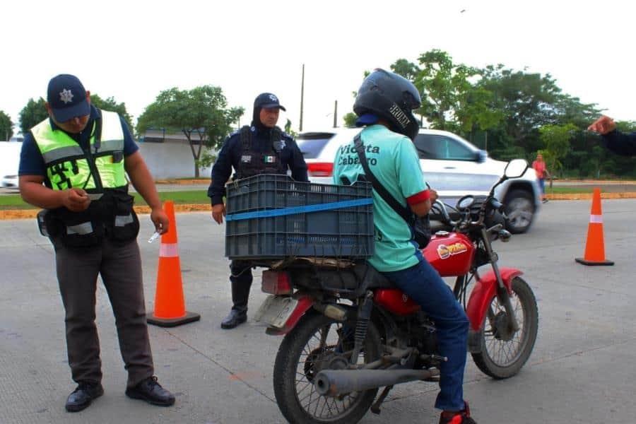 Infracciona PEC a 32 conductores en ´Operativo Motocicletas´