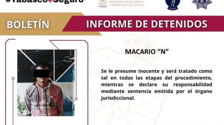 Por robo de vehículo y lesiones, detiene SSPC a 2 personas en Villahermosa