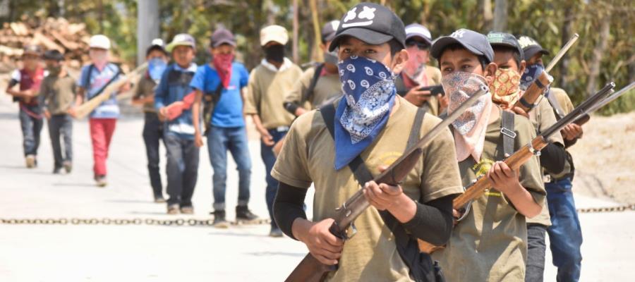 Niños en comunidades de Guerrero serán armados, informan policías comunitarias