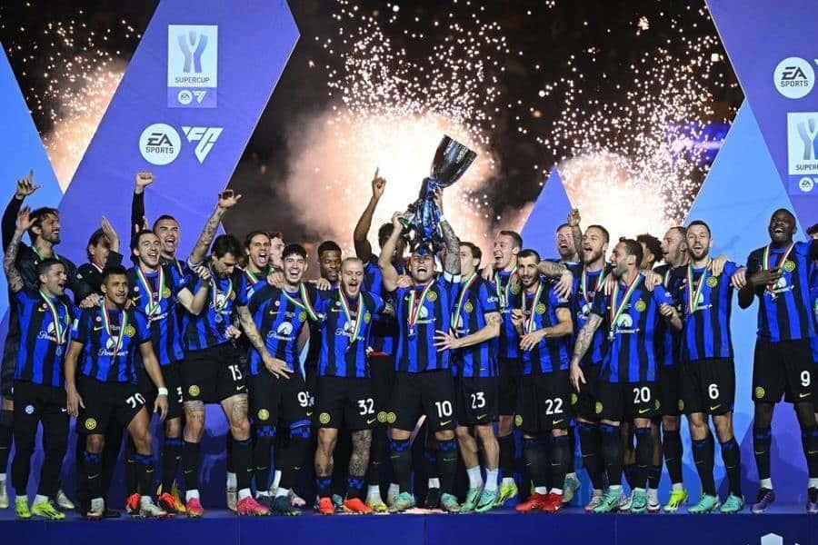 Inter de Milán gana su octava Supercopa de Italia al Napoli