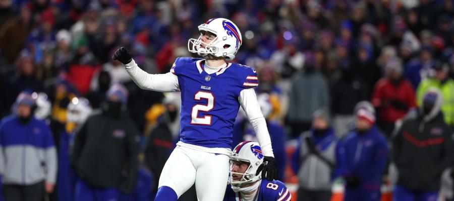 Pateador de los Bills asume la culpa de la eliminación en NFL