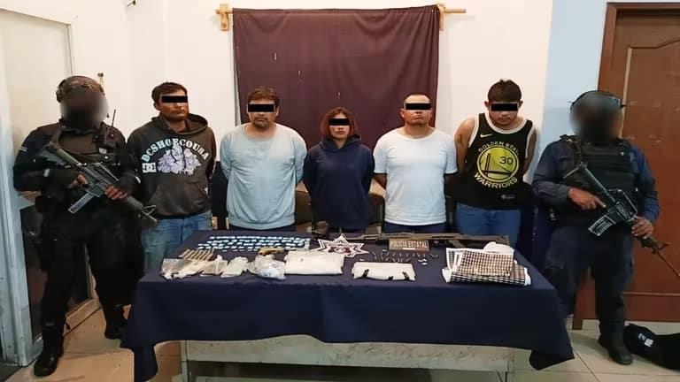 Detienen en Puebla a 5 presuntos integrantes del CJNG