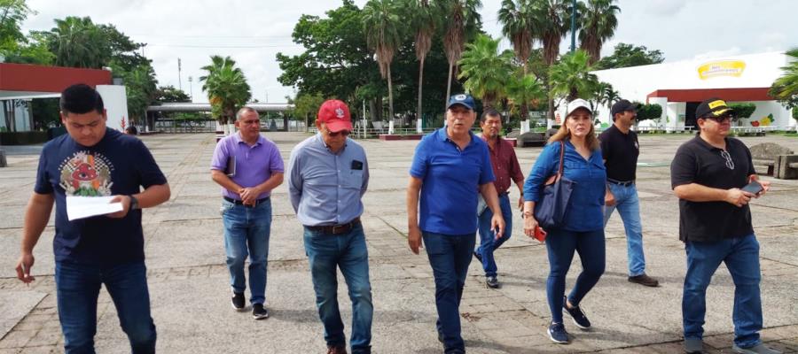 Supervisan condiciones del Parque Tabasco