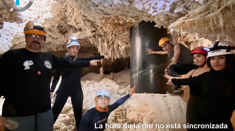 Activistas exhiben daños causados a sistema de cavernas por pilares del Tren Maya