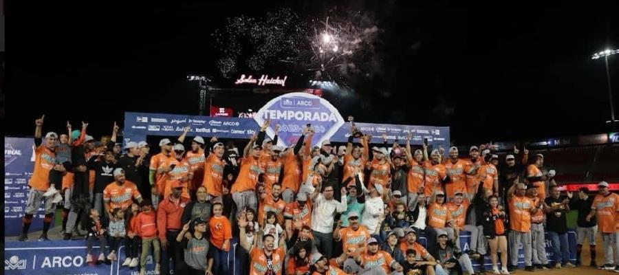 Naranjeros de Hermosillo, campeones de la LMP; llegan a 17 títulos en su historia 