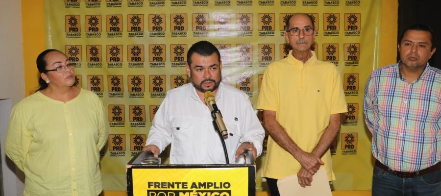 Con Andrade, Granier y Núñez se hicieron hospitales nuevos, con AMLO ninguno: PRD en el Congreso  