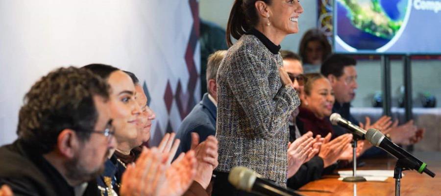 Presume Sheinbaum su lucha en defensa de la educación pública; "y lo voy a seguir haciendo", asegura