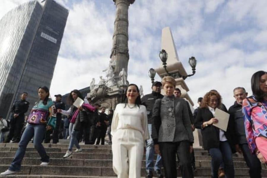 Rechaza SCJN recurso de Sandra Cuevas para controlar Ángel de la Independencia