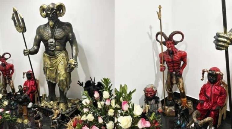 Hallan droga ¡y altares a satanás! en cateo de casa en CDMX