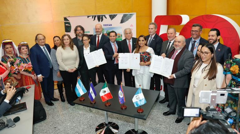 Presentan en FITUR 2024 plan de trabajo de la Alianza Mundo Maya