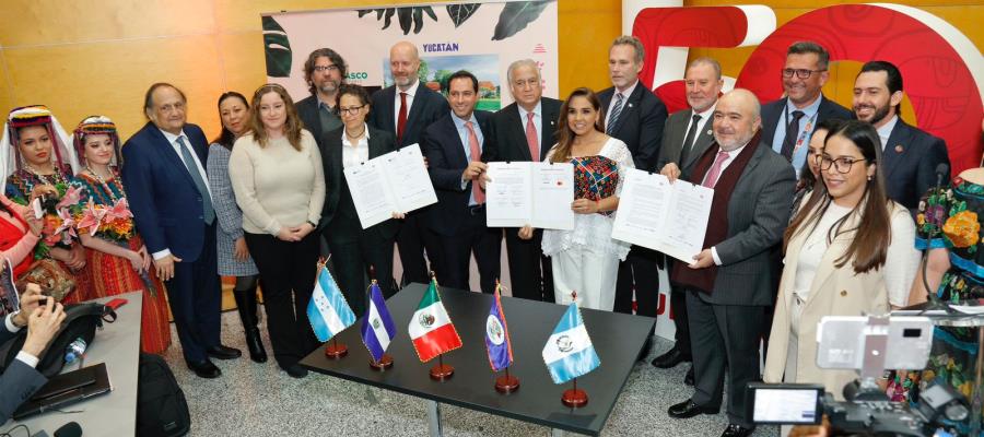 Presentan en FITUR 2024 plan de trabajo de la Alianza Mundo Maya