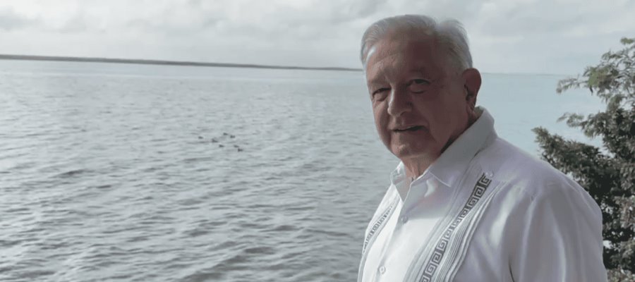 Presume AMLO bellezas naturales que se podrán disfrutar desde el Tren Maya 