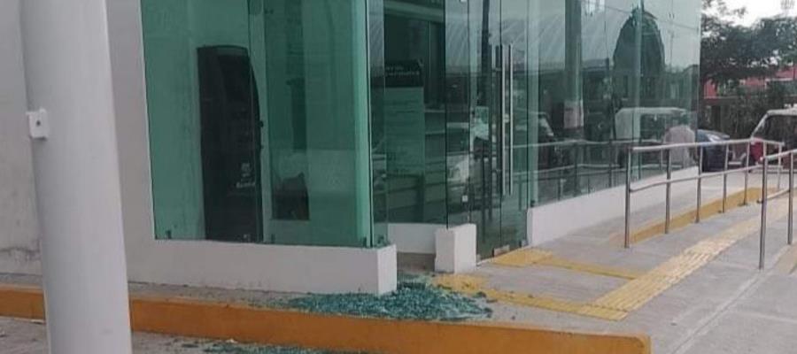 Descartan intento de robo a cajero del Banco del Bienestar en Tamulté de las Sabanas